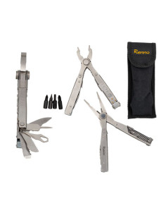 19-function multi-tool pliers with case