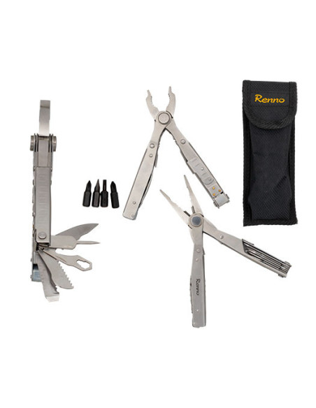 19-function multi-tool pliers with case 19-function multi-tool pliers with case