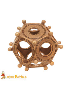 Roman dodecahedron in cast bronze 2
