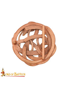 Viking serpent buckle for belt, in bronze 2