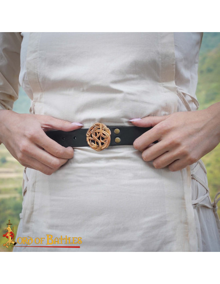 Viking serpent buckle for belt, in...