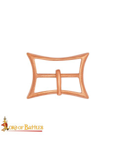 Medieval belt buckle made of cast bronze 2