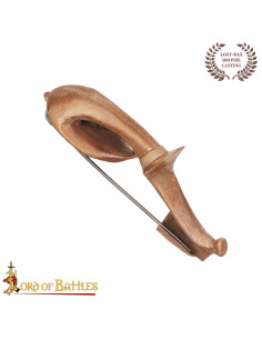 Roman bronze brooch: length 8.5 cm.