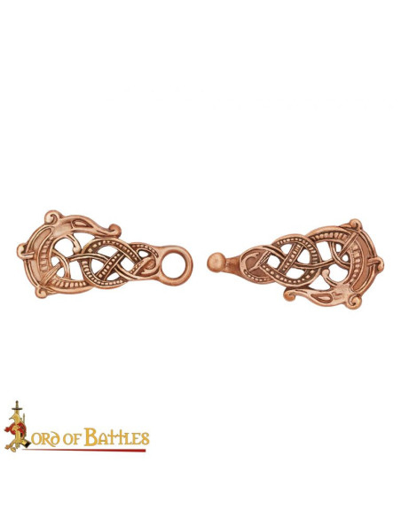 Viking Brooch for Capes in Bronze