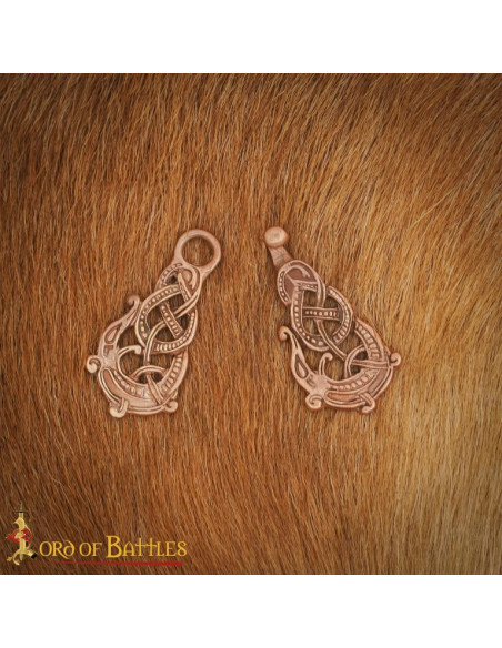 Viking Brooch for Capes in Bronze