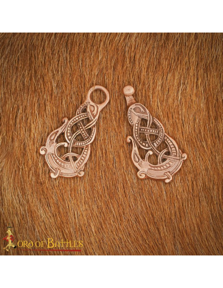 Viking Brooch for Capes in Bronze