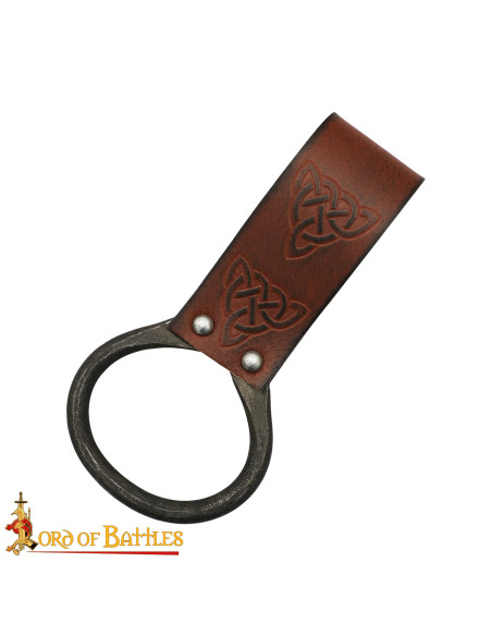 Celtic Sheath for Axes in Brown Leather