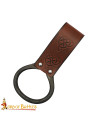 Celtic Sheath for Axes in Brown Leather