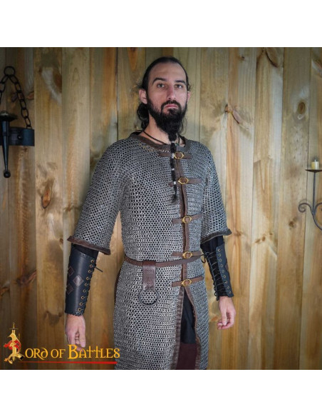 Celtic Sheath for Axes in Brown Leather