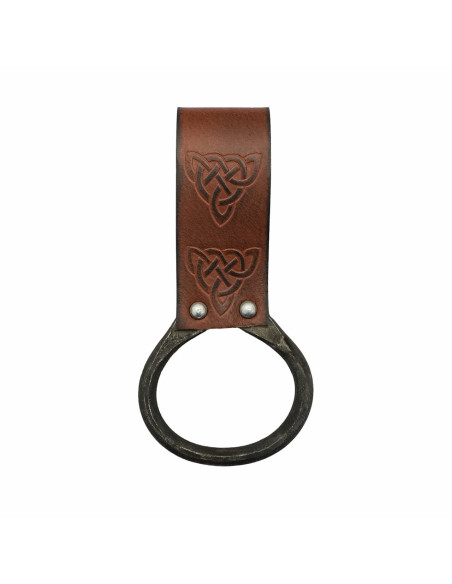 Celtic Sheath for Axes in Brown Leather