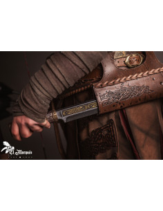 Baldur leather sheath for Seax knives 2