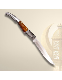 Amber Series Ratchet Knife, Olive Wood Handle