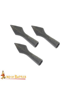 Set of 3 handmade arrowheads