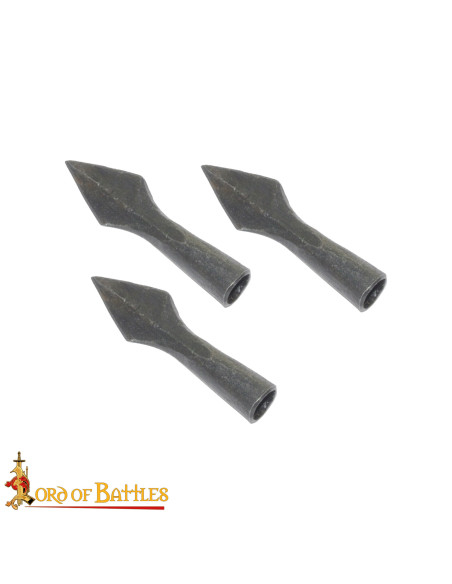 Set of 3 handmade arrowheads