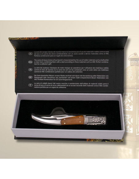 Carraca Arab Knife, Amber Silk Series