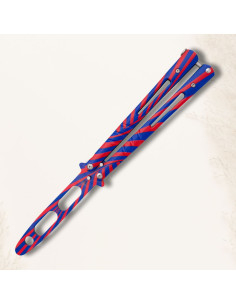 Blaugrana practice fan knife without sharp edge