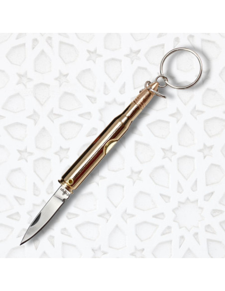 Bullet type keychain knife (12.8 cm)
