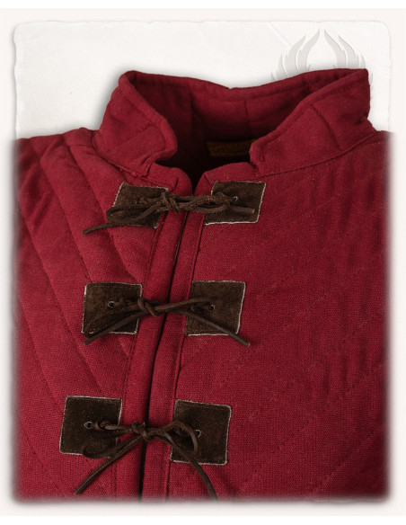 Medieval Gambeson Diana in Red Medieval Gambeson Diana in Red