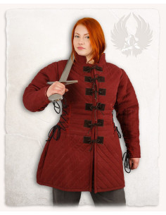 Medieval Gambeson Diana in Red