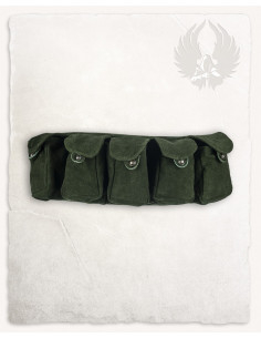 Rickar Belt with 5 Pouches - Green