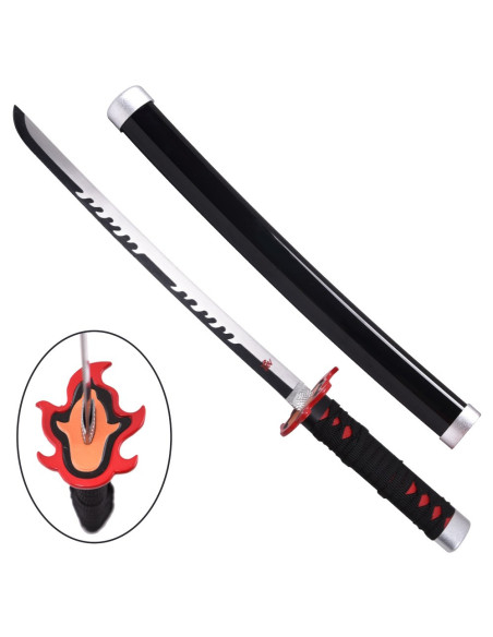 Mini Katana Tanjirou Kamado fire,...