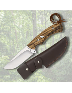 Hunting knife Albainox with sheath, Partridge
