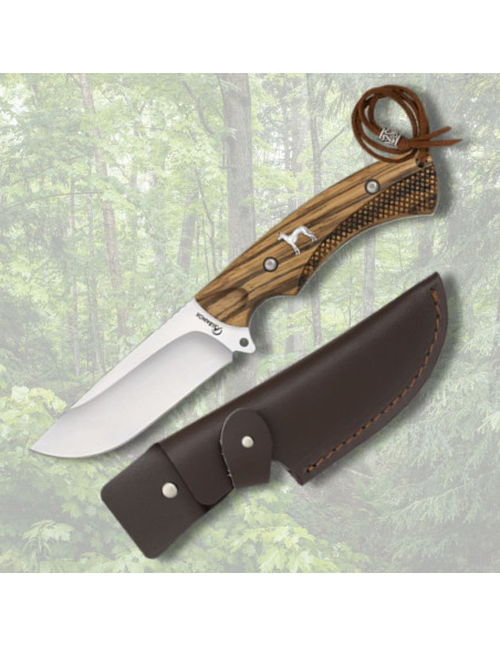 Albainox Hunting Knife with Sheath,...
