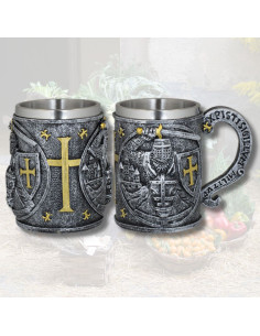 Templar Warrior Resin Mug (12.5 cm)