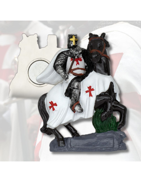 Templar White Knight Magnet (7 cm.)