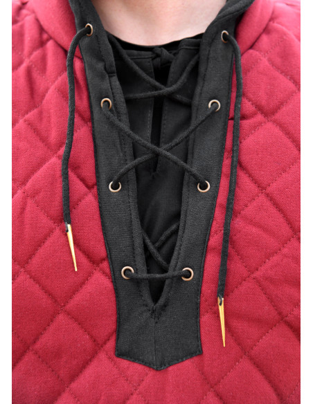 Red-black medieval gambeson,...