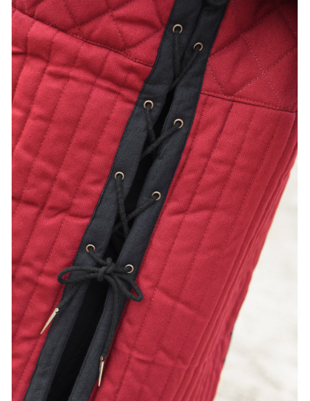 Red-black medieval gambeson,...