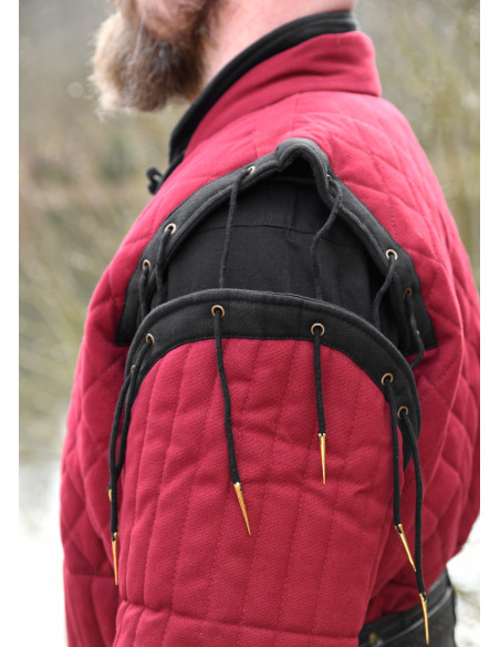 Red-black medieval gambeson,...