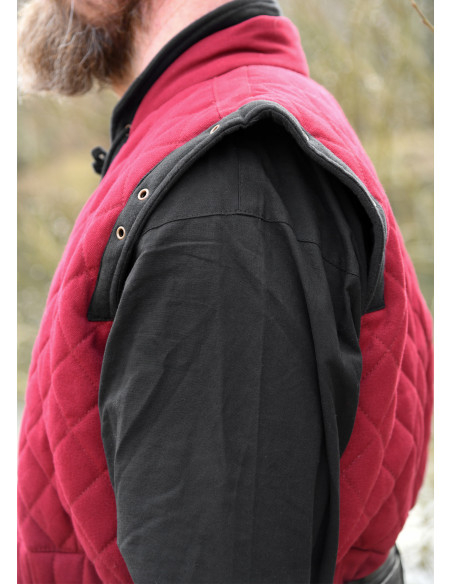 Red-black medieval gambeson,...