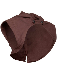 Galatea Medieval Hooded Shoulder Cover - Brown 2