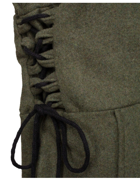 Medieval wool tunic model Galatea, green