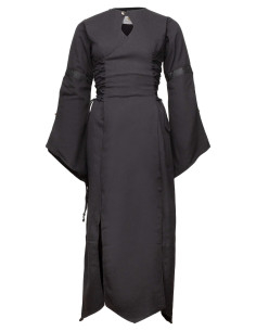 Medieval cotton dress model Antaris, color black