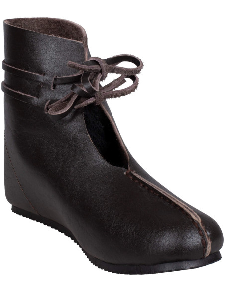 Medieval leather boots model Einhard,...