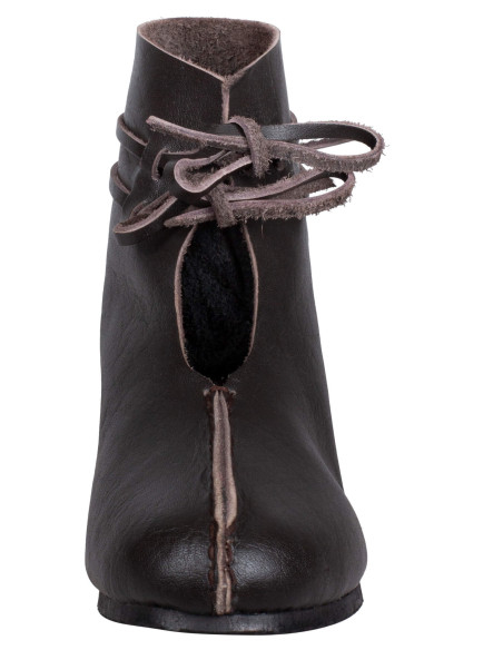 Medieval leather boots model Einhard,...