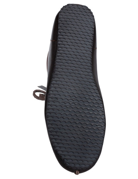 Medieval leather boots model Einhard,...