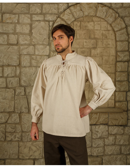 Medieval cotton shirt model Ansgar,...