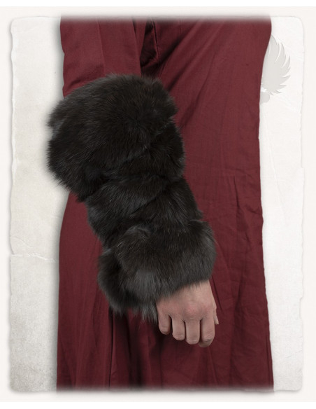 Viking bracelets made of rabbit skin...