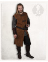 Medieval tabard in suede model Bowen, brown