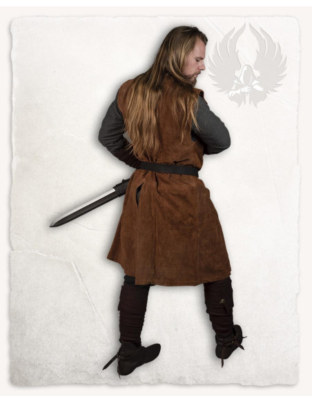 Medieval tabard in suede model Bowen,...