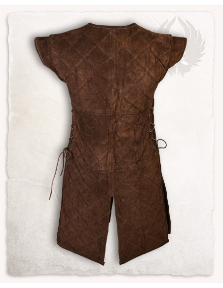 Medieval armor made of suede model...