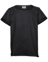 Short medieval cotton tunic model Holgar, black color
