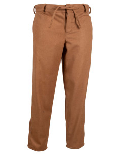 Medieval wool pants model Rocco, sand color