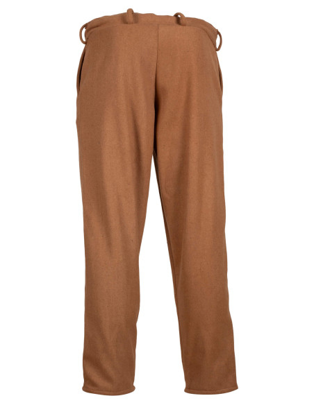 Medieval wool pants model Rocco, sand...