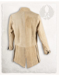 Medieval suede jacket model Tilly, sand color 2