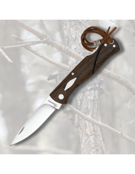 Albainox Hunting Knife, Wenge Wood...