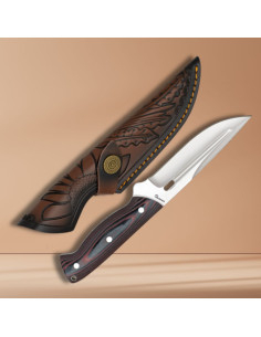 Albainox Hunting Knife with Decorated Sheath (24 cm.)